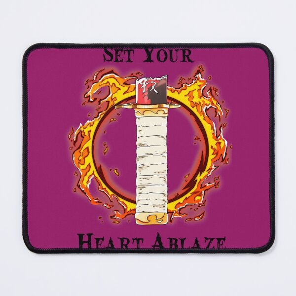 Item preview, Set Your Heart Ablaze - Black Font   	 	 designed and sold by iekaigohed39.