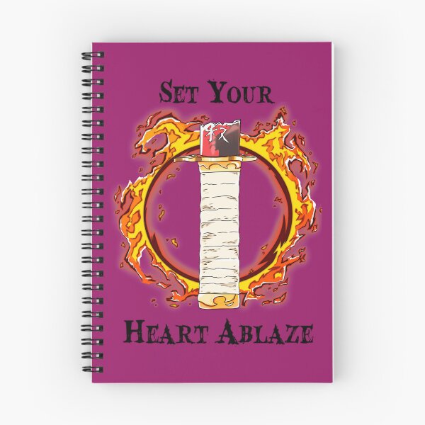 Item preview, Set Your Heart Ablaze - Black Font   	 	 designed and sold by iekaigohed39.