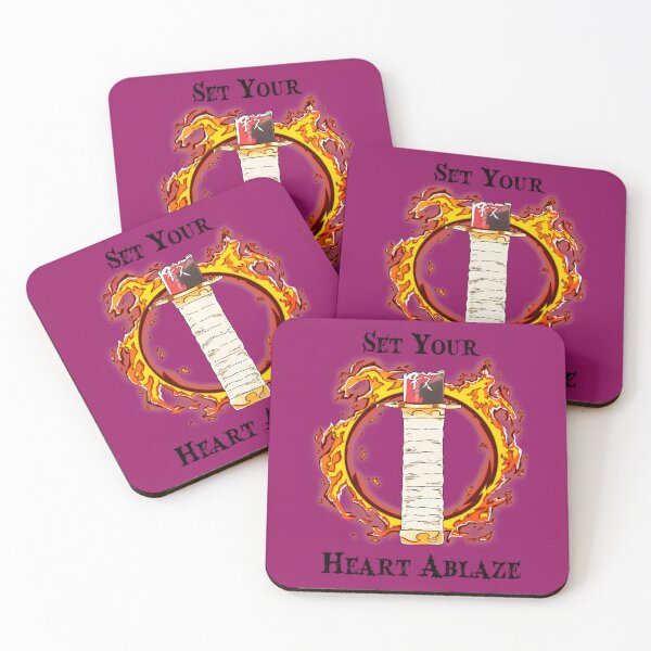 Item preview, Set Your Heart Ablaze - Black Font   	 	 designed and sold by iekaigohed39.