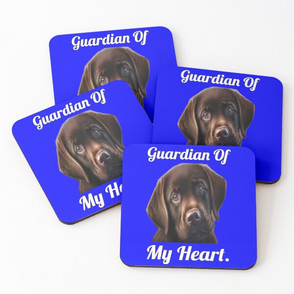 Item preview, Chocolate Labrador Retriever Dog Guardian Of My Heart designed and sold by fantasticdesign.