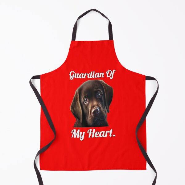 Item preview, Chocolate Labrador Retriever Dog Guardian Of My Heart designed and sold by fantasticdesign.