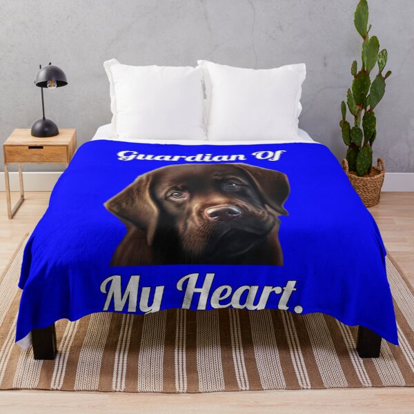 Item preview, Chocolate Labrador Retriever Dog Guardian Of My Heart designed and sold by fantasticdesign.