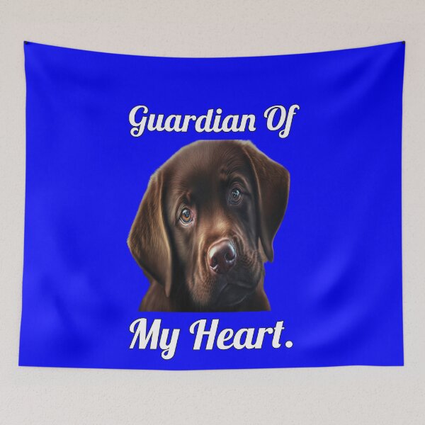 Item preview, Chocolate Labrador Retriever Dog Guardian Of My Heart designed and sold by fantasticdesign.