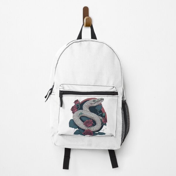 Vista previa del artículo con la obra «Serpiente rodó alrededor de una rosa flores estéticas.», diseñado y vendido por Stylecade ⭐⭐⭐⭐⭐.