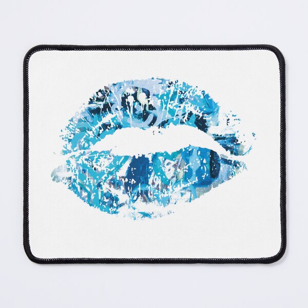 Item preview, Graffiti Lips, Distressed, Graffiti Style, Street Art, Abstract Lips, Blue Effect, Lipstick Mark, designed and sold by DefintionArt.