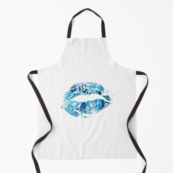 Item preview, Graffiti Lips, Distressed, Graffiti Style, Street Art, Abstract Lips, Blue Effect, Lipstick Mark, designed and sold by DefintionArt.