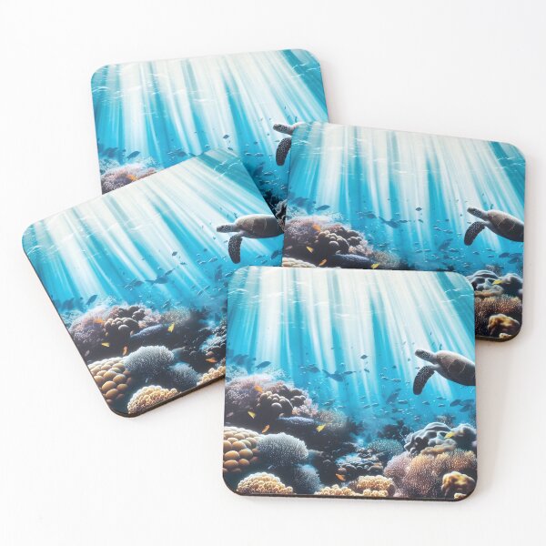 Item preview, Barrier Reef and Turtle designed and sold by NickoGibson.