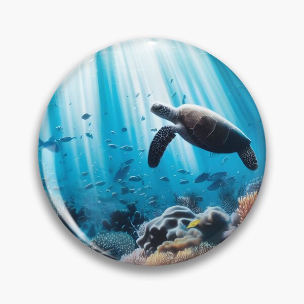 Item preview, Barrier Reef and Turtle designed and sold by NickoGibson.