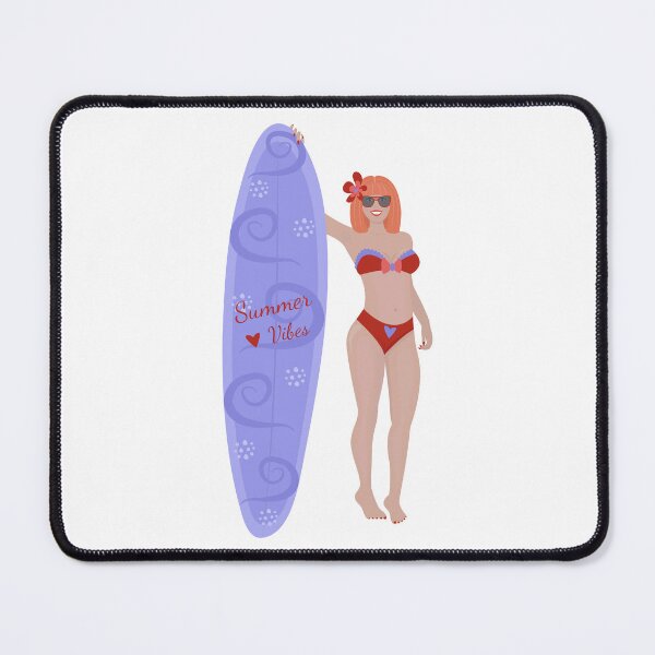 Item preview, Fit redhead woman with a sailboard designed and sold by OM-lova.