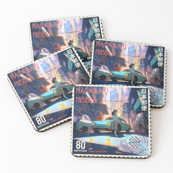 Item preview, Nagasaki Nibble designed and sold by Chibi Cat Art Corner.