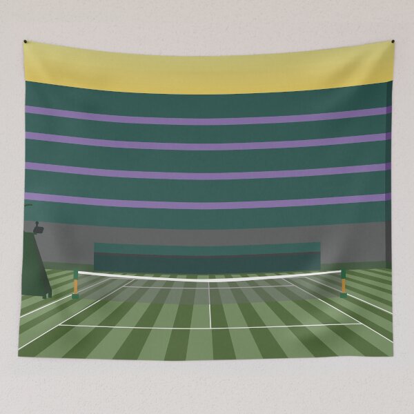 Item preview, Beautiful Tennis Court Art Print by Tennismates.au designed and sold by Boydfoto.