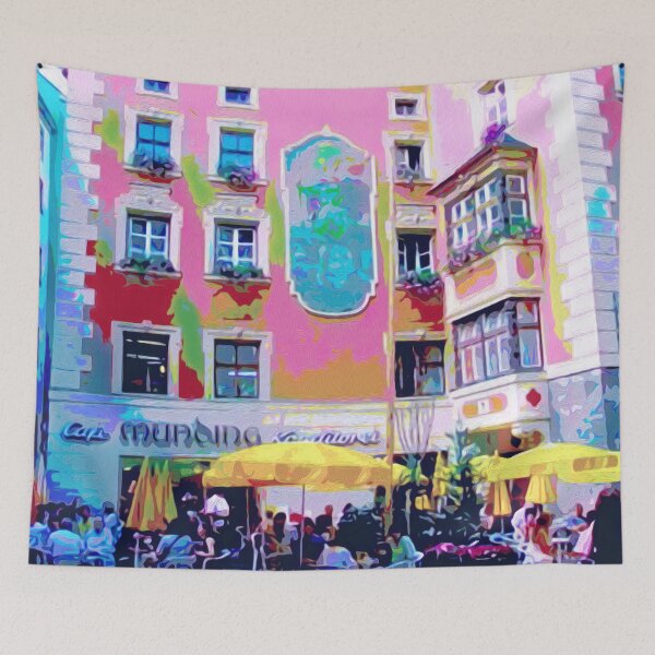 Artikelvorschau, CAFE MUNDING IN INNSBRUCK entworfen und verkauft von ArtbyRolleen.