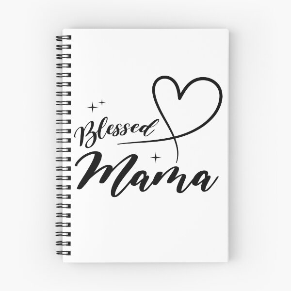 Item preview, Blessed Mama Heart Print  designed and sold by ThatsSoTrendy.