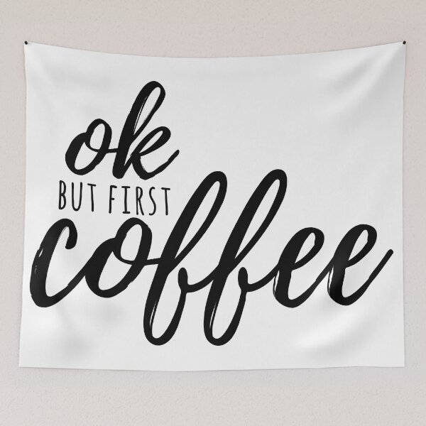 Item preview, ok but first coffee designed and sold by cadinera.