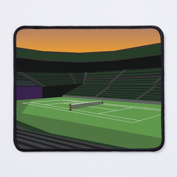 Item preview, Sunset Tennis Court Art Print by Tennismates.au designed and sold by Boydfoto.