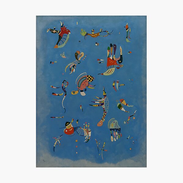 Aperçu de l'œuvre Kandinsky, Bleu de Ciel créée et vendue par blucomet.
