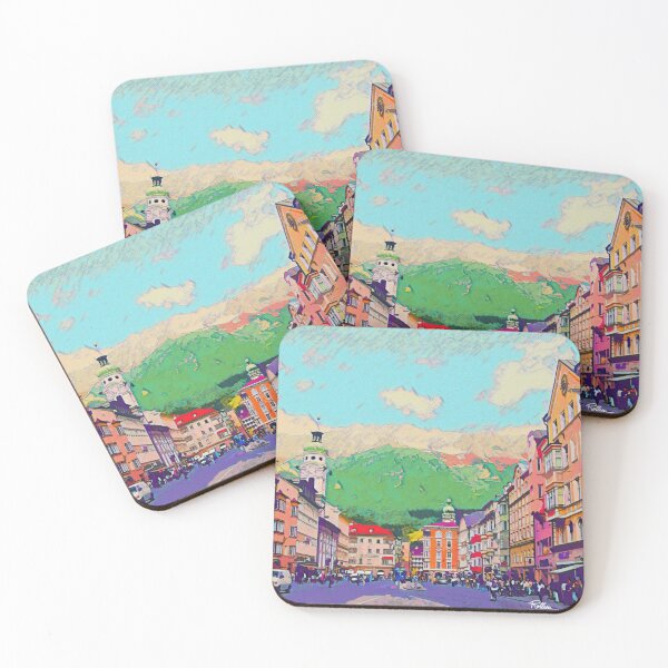 Item preview, DOWNTOWN INNSBRUCK designed and sold by ArtbyRolleen.
