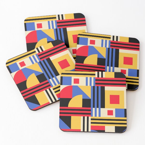 Item preview, Bauhaus Geometric Primary Colors designed and sold by Sharon Schwalbe.