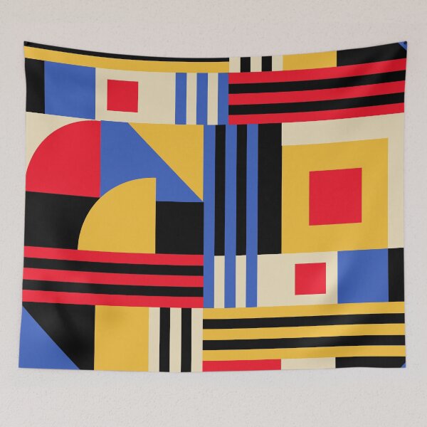 Item preview, Bauhaus Geometric Primary Colors designed and sold by Sharon Schwalbe.