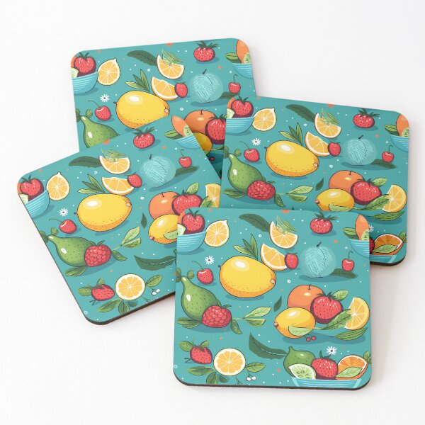 Item preview, Fruit Bowl Delight: Colorful and Playful Pattern designed and sold by SnowStudio2022.