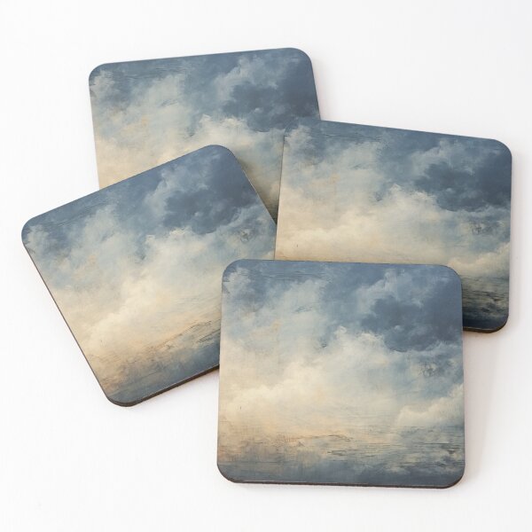 Item preview, Vintage moody clouds Wall Art Print, Cloudy Sky Hangable Canvas, Minimalist Art Ready to Hang, Cloud Art, Vintage Art, Wall Art designed and sold by FredgarShop.