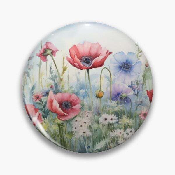 Artikelvorschau, Wunderschöne Wildblumen, Aquarellblumen Kunst, Leinwanddruck, Wandkunst, Rustikale Bauernhaus Dekoration, Klassische Kunst, Muttertag, Gift entworfen und verkauft von FredgarShop.