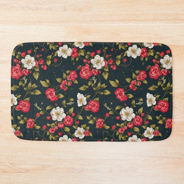 Item preview, Red and White Flowers designed and sold by Islandadora.