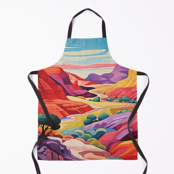 Item preview, Red rock canyon in the style of American modernism designed and sold by Lynnchabot.