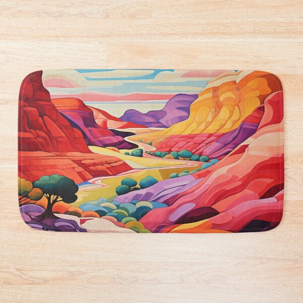 Item preview, Red rock canyon in the style of American modernism  designed and sold by Lynnchabot.