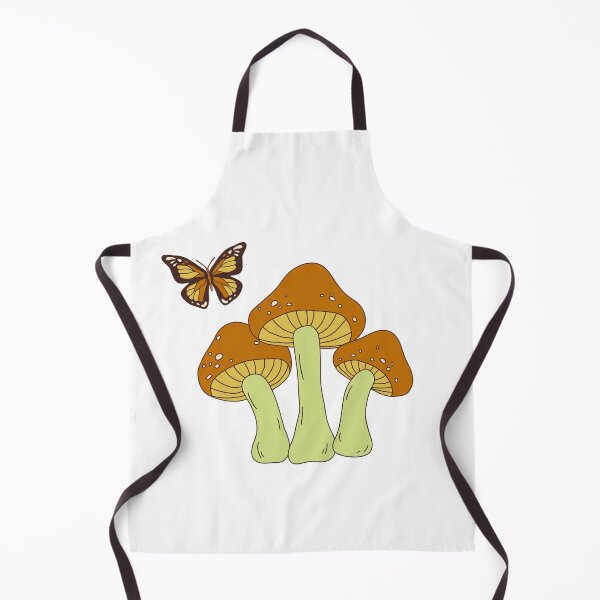 Item preview, Cottagecore Style Mushroom and Butterfly Print designed and sold by ThatsSoTrendy.