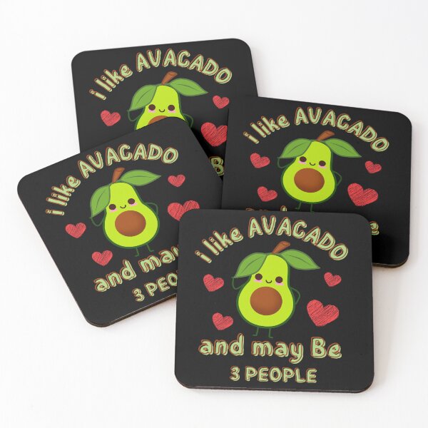 Item preview, I Like AVACADO And May Be 3 People designed and sold by MoovikaStore.