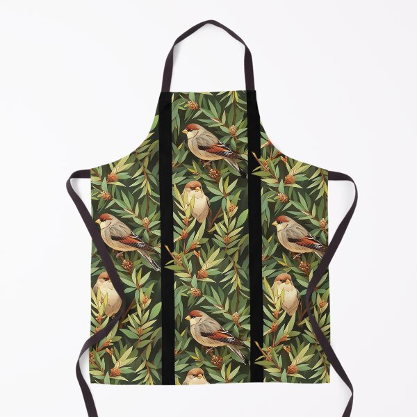 Item preview, House sparrow, spruce pattern designed and sold by gomanydisorders.