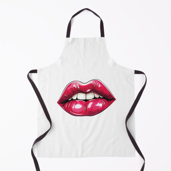 Item preview, Gleaming red lip designed and sold by similarwords.