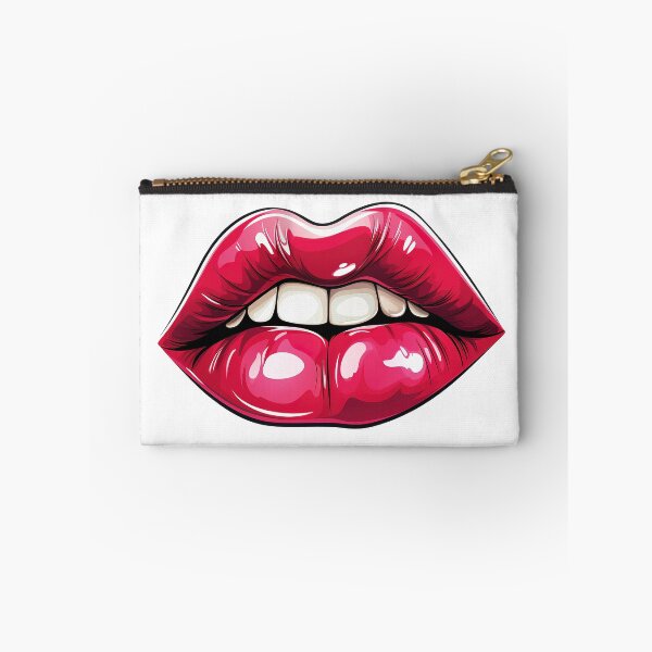 Item preview, Gleaming red lip designed and sold by similarwords.