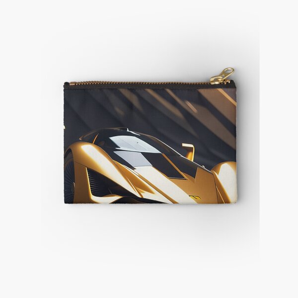 Item preview, Futuristic golden sports car designed and sold by Puzzlecrafts.