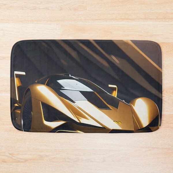 Item preview, Futuristic golden sports car designed and sold by Puzzlecrafts.