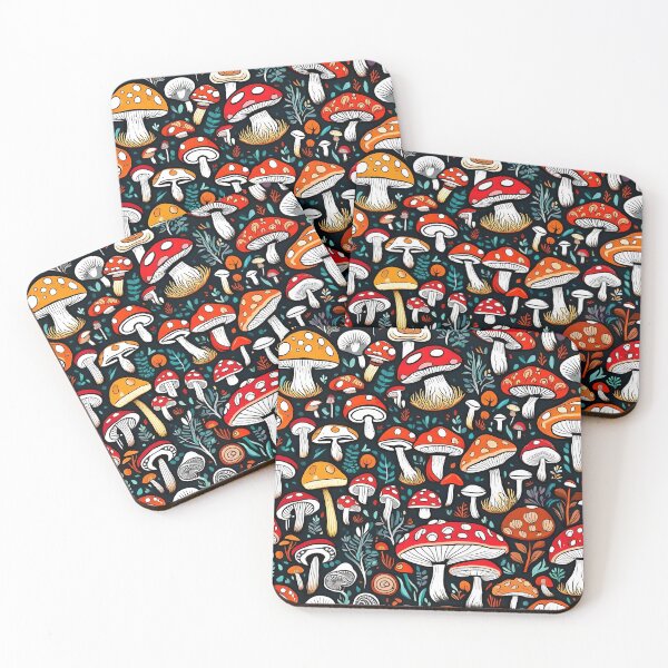 Item preview, MUSHROOMS designed and sold by TebyArt.