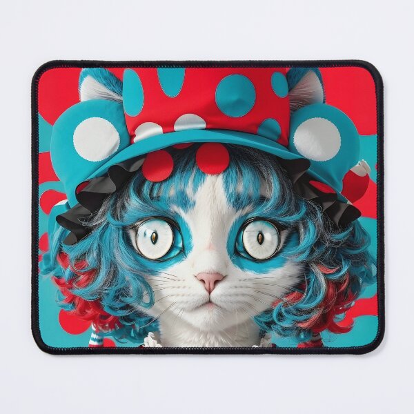 Item preview, Funny Clown Cat - Funny Pets designed and sold by SafiannaSpace.