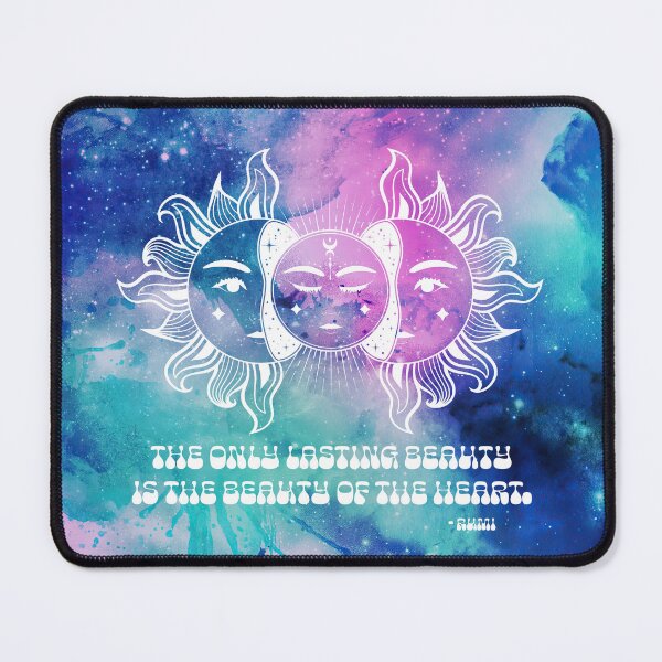 Item preview, Cosmic Aesthetic Rumi Quote - The Only Lasting Beauty is the Beauty of the Heart designed and sold by Trish Dish.
