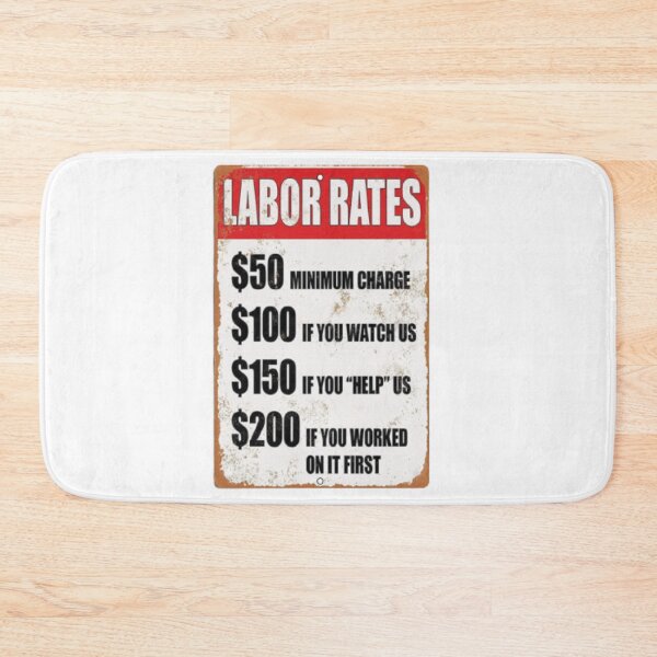 Item preview, Labor Rates Work designed and sold by Profitrip.