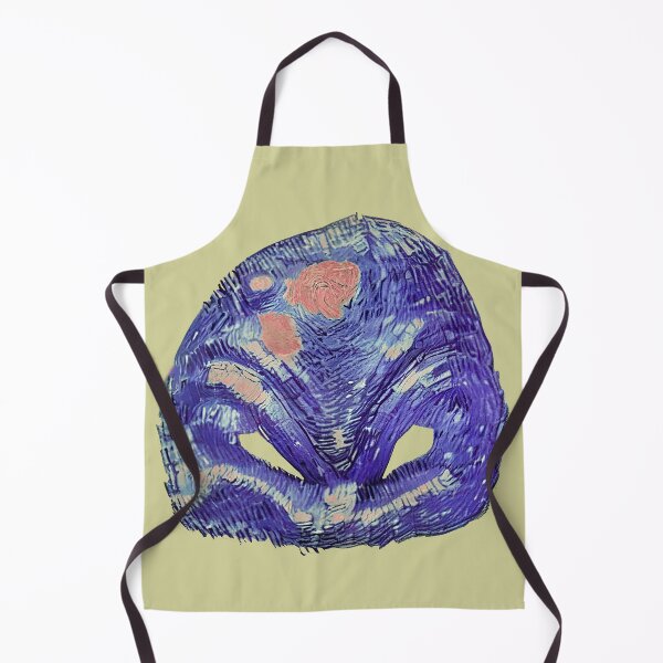 Item preview, Commedia dell'Arte Harlequin Mask a la Van Gogh designed and sold by Talia Felix.