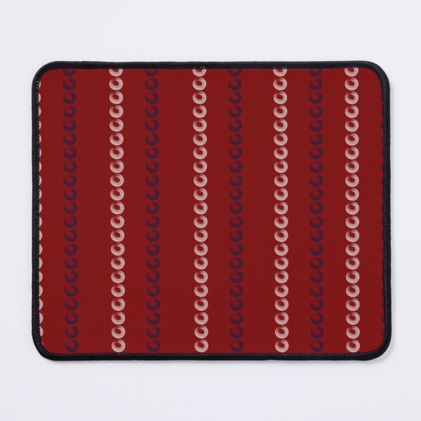 Item preview, Hand-Drawn Navy & White Chain Stripes on Red designed and sold by BlueMoonBarn.