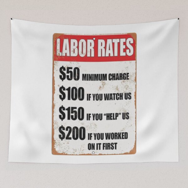 Item preview, Labor Rates Work designed and sold by Profitrip.