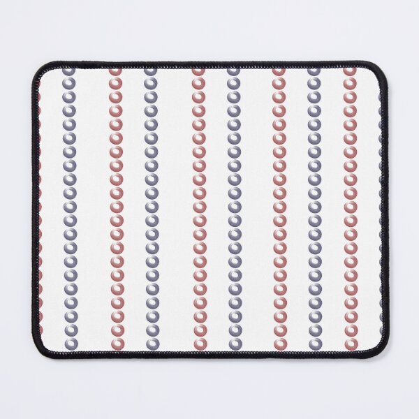 Item preview, Hand-Drawn Navy & Red Chain Stripes on White designed and sold by BlueMoonBarn.