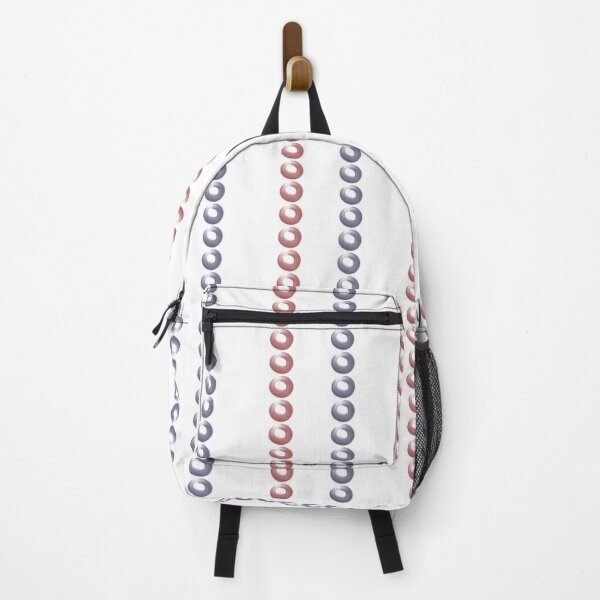 Item preview, Hand-Drawn Navy & Red Chain Stripes on White designed and sold by BlueMoonBarn.