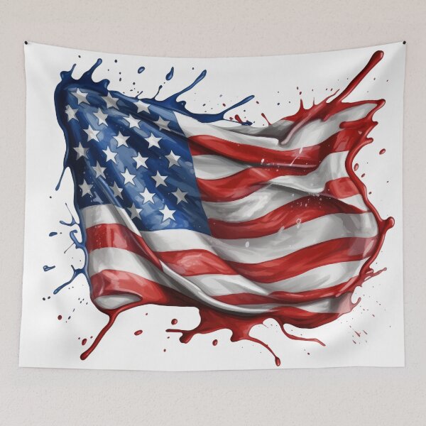 Item preview, Great American Flag t-shirt designed and sold by Rebekkahsdesign.