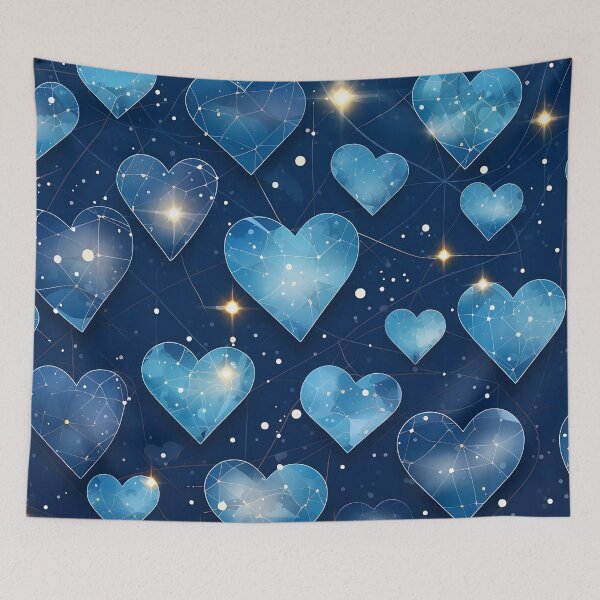 Item preview, Cosmic Love Heart Constellation Print designed and sold by imaginariumlab.