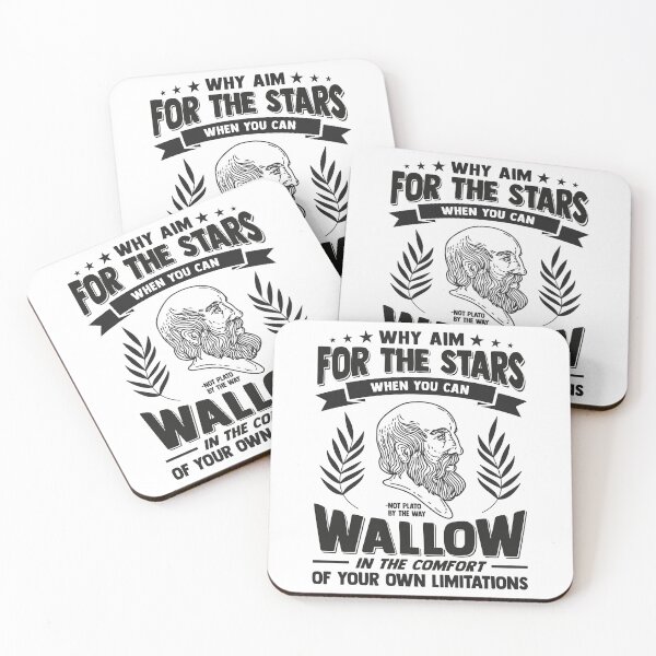 Item preview, Plato Demotivational Quotes - Wallow in the Comfort designed and sold by CMTees.