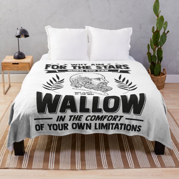 Item preview, Plato Demotivational Quotes - Wallow in the Comfort designed and sold by CMTees.