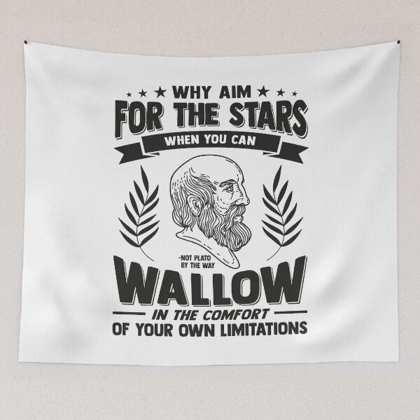 Item preview, Plato Demotivational Quotes - Wallow in the Comfort designed and sold by CMTees.